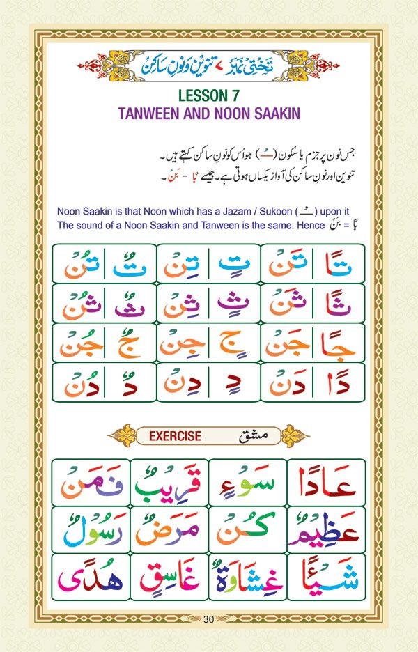 Noorani Qaida - Teach children about the Quran