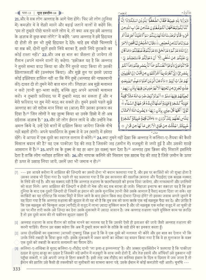 Hindi Tarjuma Quran + Tafseer