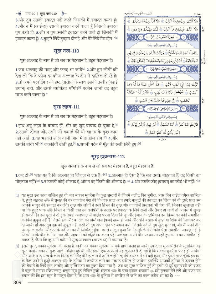 Hindi Tarjuma Quran + Tafseer