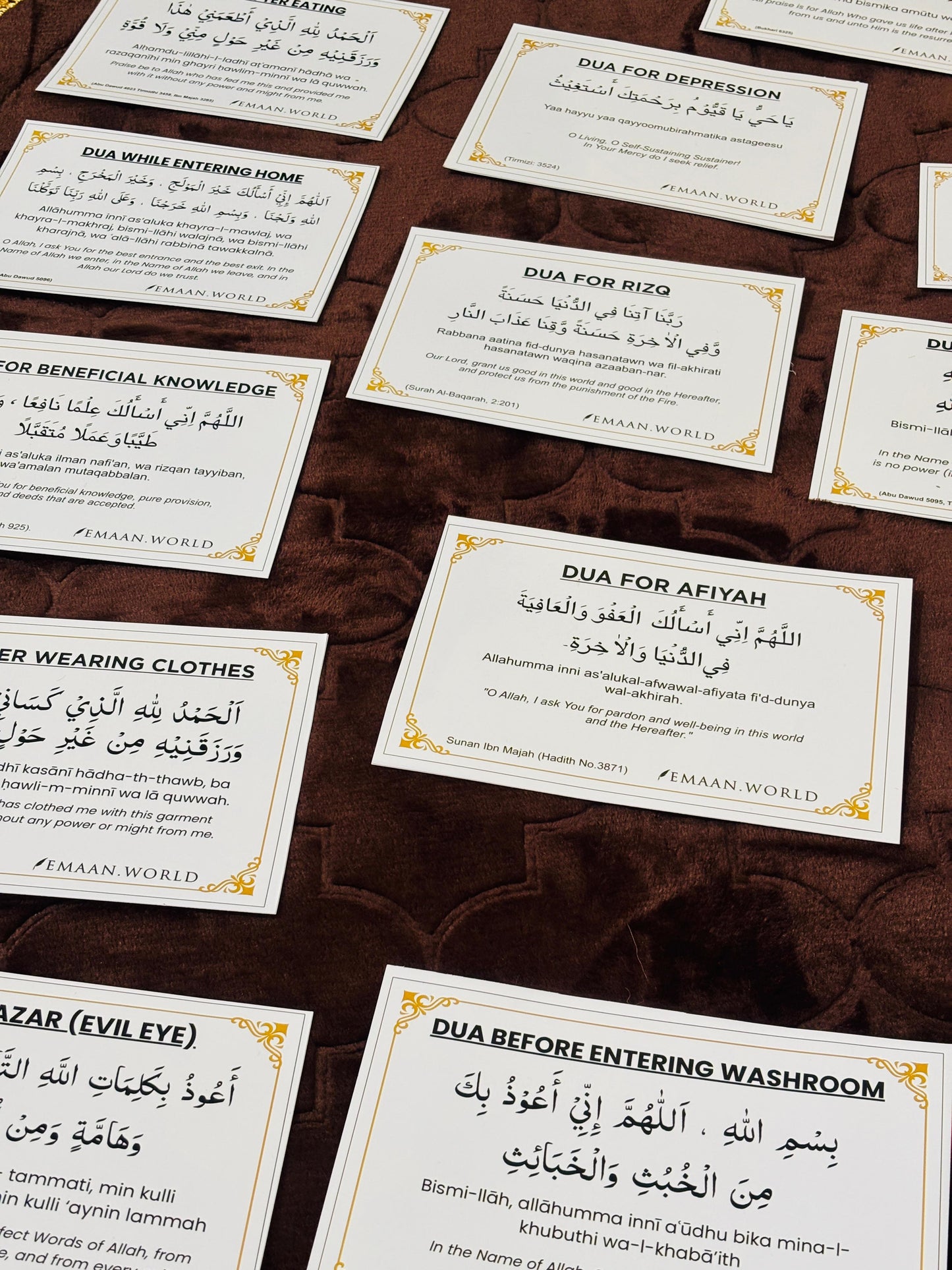 Premium Dua Cards & Stickers