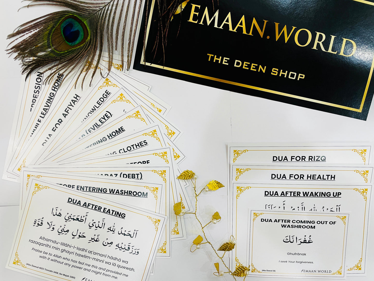 Premium Dua Cards & Stickers