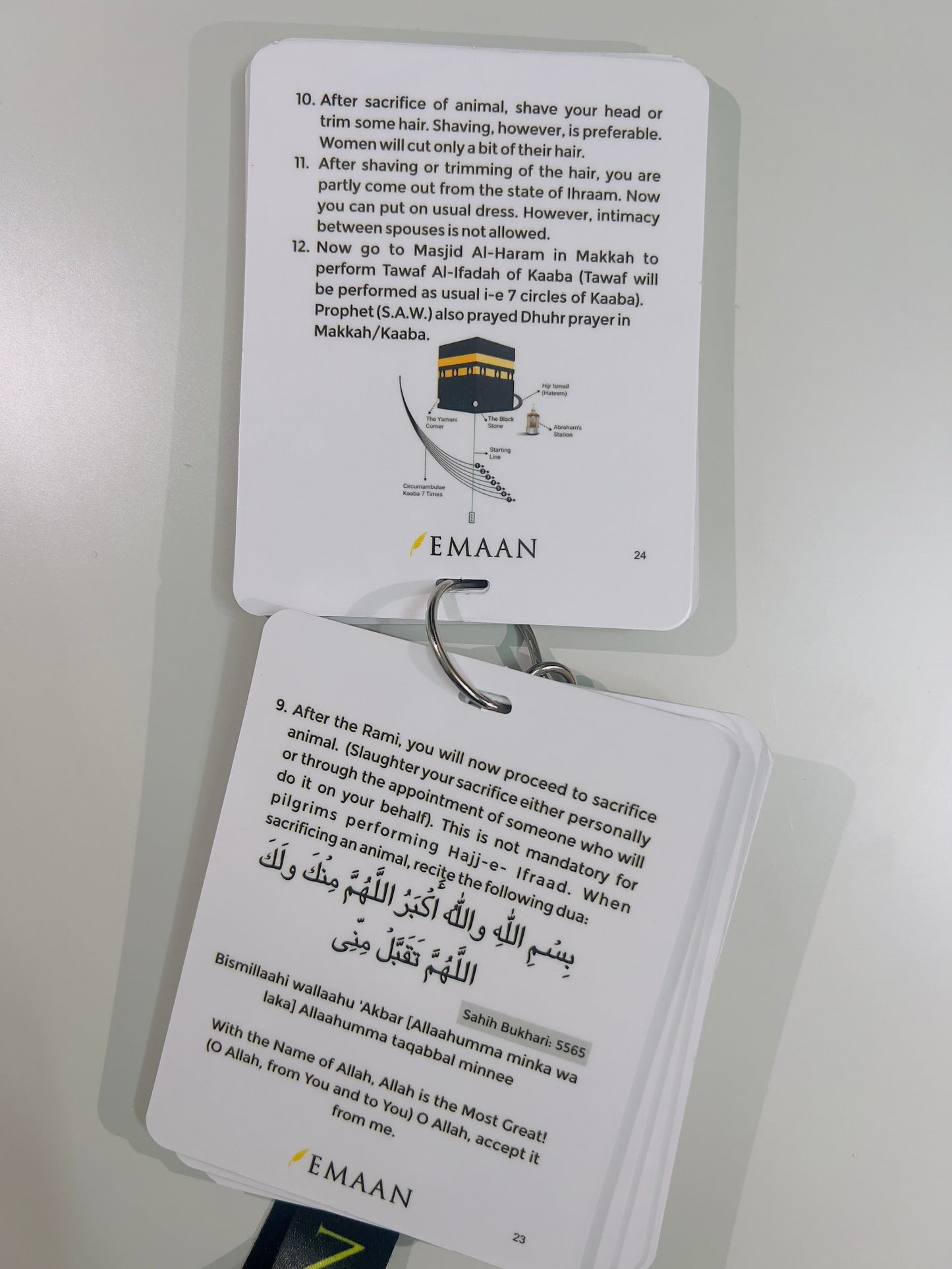 Hajj Personal Guide Cards