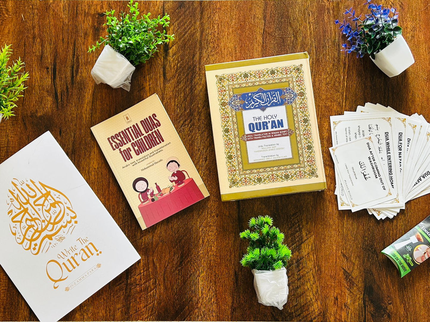 Holy Quran Combo – Urdu translation in ROMAN Script