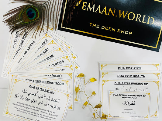 Premium Dua Cards & Stickers